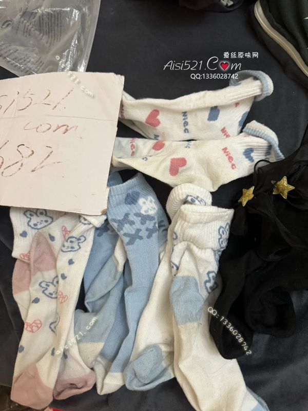 五双少女可爱臭棉袜打包带走～扑面的快乐可遇不可求原味丝袜|袜类现货5条以上臭袜打包