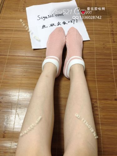 白边粉色小棉袜 天冷捂的玉足冒汗原味丝袜|袜类臭棉袜